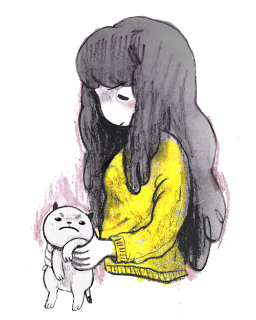 empartridge:  all I have right now is some crayons and a dull pencil and my trackpad but I wanted to make some bee & puppycat art because it’s bee & puppycat day. http://www.youtube.com/watch?v=XoKGhce5-08&feature=youtu.benatasha is an a+