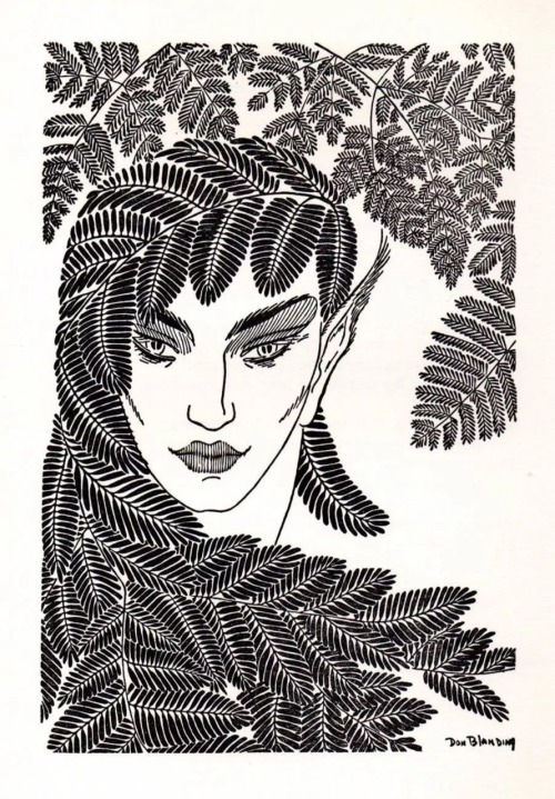 &ldquo;Forest Satyr&rdquo;.1953.Art by Don Blanding.