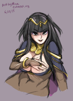 minacream:  Daily Sketch - Tharja &lt;3 