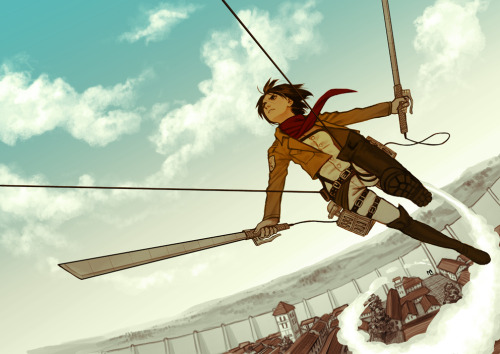 maariamph:   Ended up putting more effort to this than planned! In any case, Mikasa love <3  