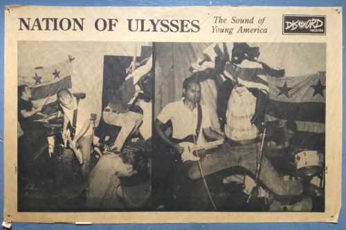 Nation of Ulysses. K Records catalog spread. 