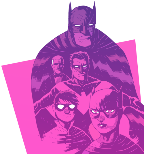 baturday:Batman and Family by Dan Hipp