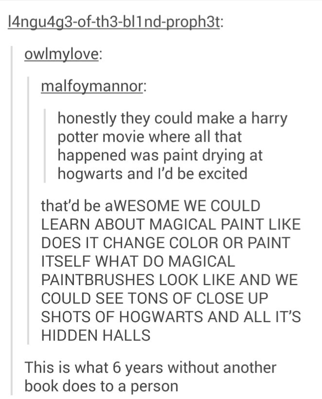 consulting-muggleborn:Some of the funniest of the fandom that lived