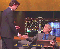 peachouille:  Ian McKellen and Matt Smith on The Jonathan Ross Show (x) 
