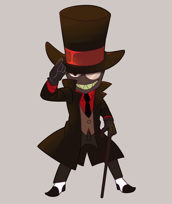 theinsanefruitloop-chan: Chibi Black Hat and Flug &lt;3