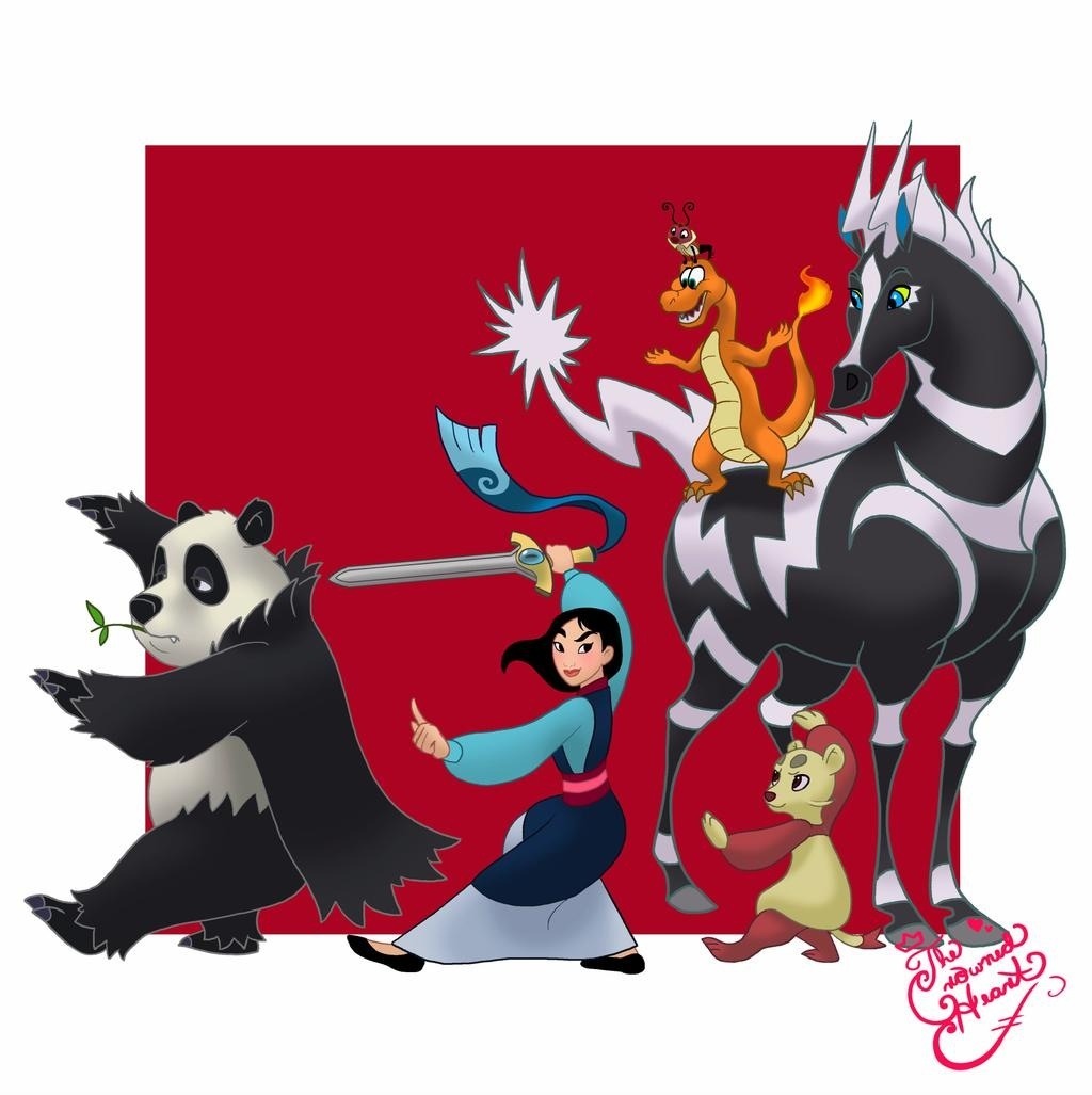 thecrownedheart:Mulan Pokemon Trainer Another of my Disney Pokemon trainers👑❤️