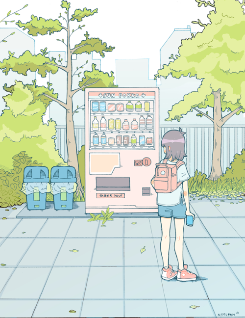 nemupan: Odaiba Vending MachineBased on a pic I took in Odaiba last year