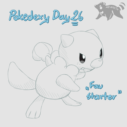 #POKEDDEXY Day 26: Favorite StarterOshawott