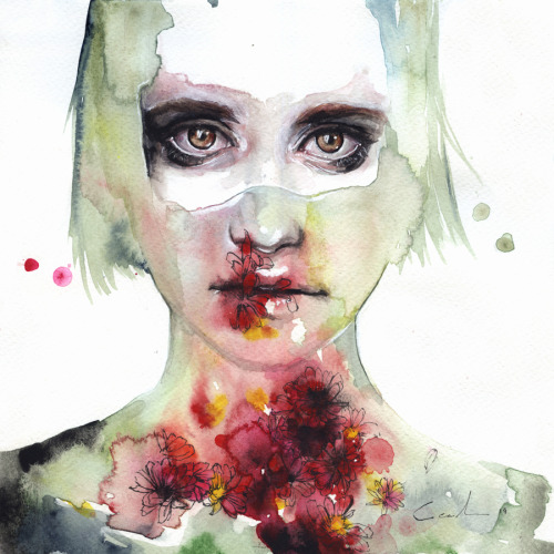 beautiful-and-grotesque: keeping inside this wild flowering by agnes-cecile