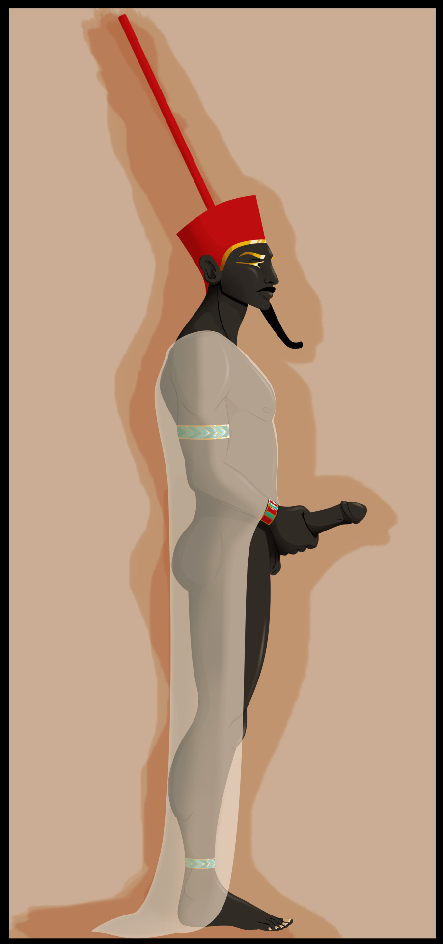 justchillingpapi:  sandrosanio:  God Min.God of the High Plumes  This is my remake