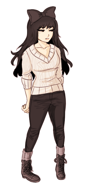 blek in my sweater