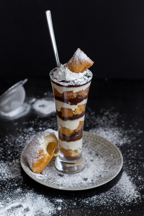 Beignets Tiramisu with Chocolate Ganache Half Baked Harvest