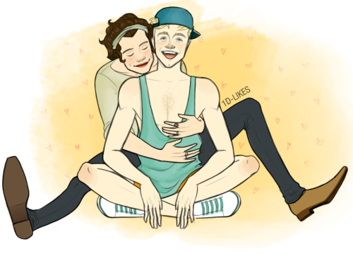 1d-likes:the most happy-go-lucky duo you will ever find. sunshine and daisies. crotch grab. hugs. nu