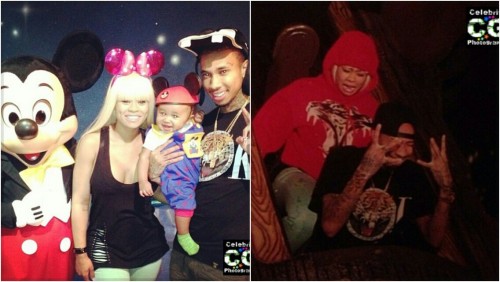 Blacc Chyna and Tyga take baby King to Disney Land the other day. They enjoyed the theme park’s offerings as well, on there own time. Blaac Chyna’s face is hilarious. Very Cute!