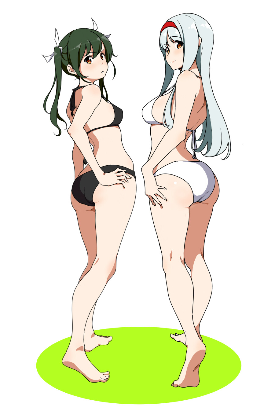 fileth:   「ビキニ翔鶴瑞鶴」/「いちぢるし」のイラスト [pixiv]