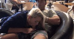 gooeyloadsforcumsluts:  i love getting a blowjob in a public place… this just takes it to a whole new level   