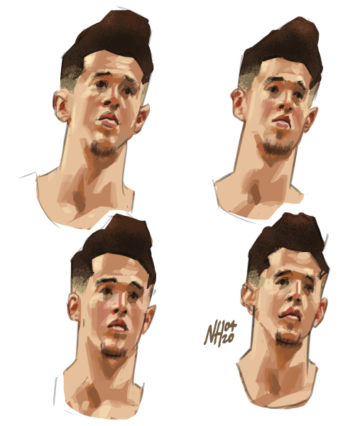 Devin Booker x 4studies & process