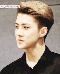 ohbaekhyuns:  sehun looking so goddamn handsome in that hair ಠ_ಠ 