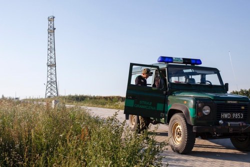 Poland 2016. Poland built many observation towers like this along the 200 km border to Kaliningrad. 