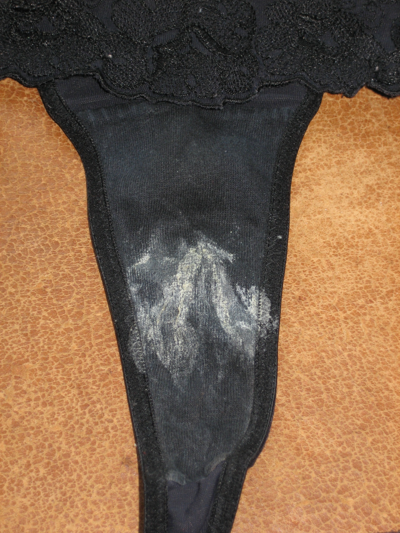 worndirtypanties:  Submission from a German follower displaying his girlfriend’s