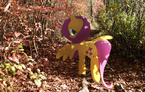 dawnf1re:  stroll with Fluttershy by Celebi-Yoshi