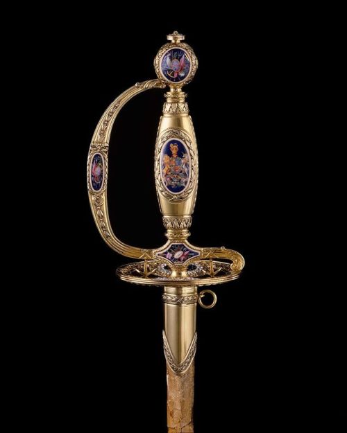 theparlor: Presentation Smallsword with Scabbard, hallmarked for 1797–98                James Moriss