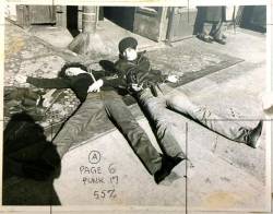 theunderestimator-2:   Synth-punk visionaries &amp; proto-punk hooligans  Martin Rev and Alan Vega of Suicide, photographed by Roberta Bayley for Punk Magazine, issue #17 May-June,1979.  (via) 