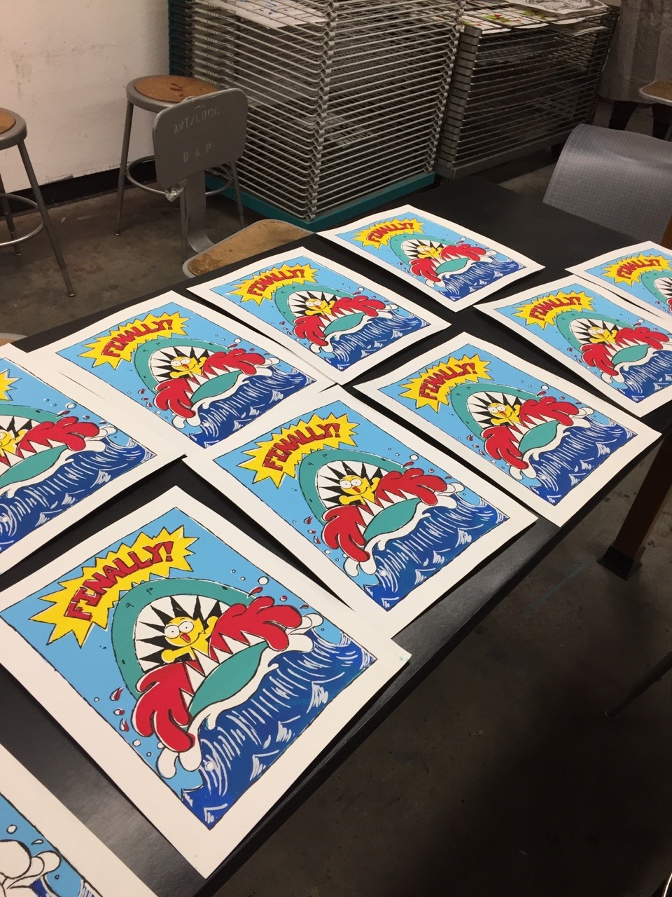 First print making assigment! Rly fun! Learned a lot! 