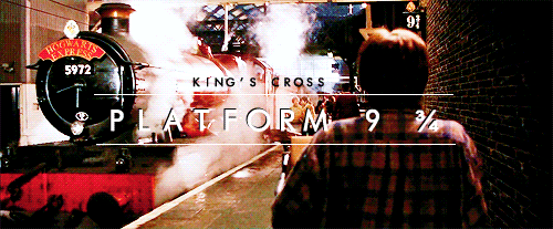 nevillles:    “ But, Hagrid, there must be a mistake. This says Platform 9 ¾,