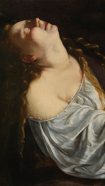 falsefangs:Women in Artemisia Gentileschi’s paintings: “As long as i live, I will have control over 