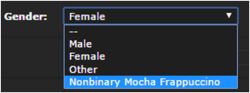 naegifricker:  reblog if you are a nonbinary mocha frappuccino 