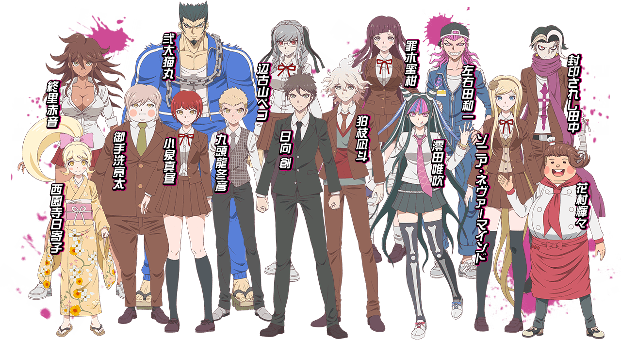 O site oficial do anime Danganronpa 3 revelou novidades > [PLG]