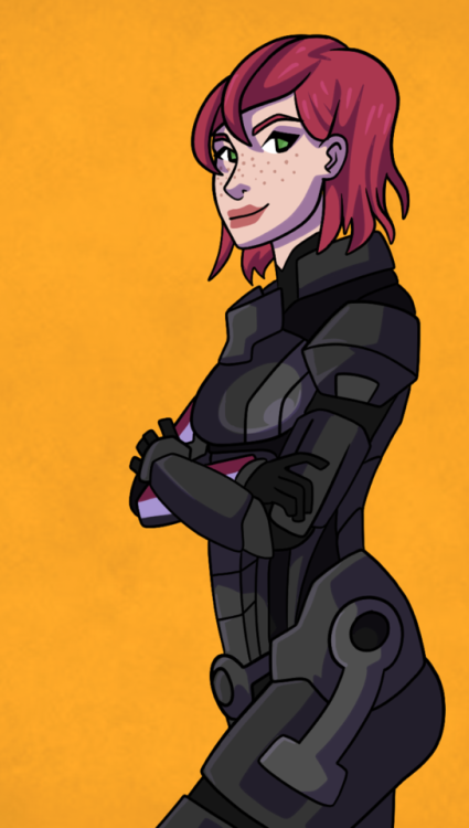 If I knew this famous red headed badass was from mass effect I would have recognised it from the fan