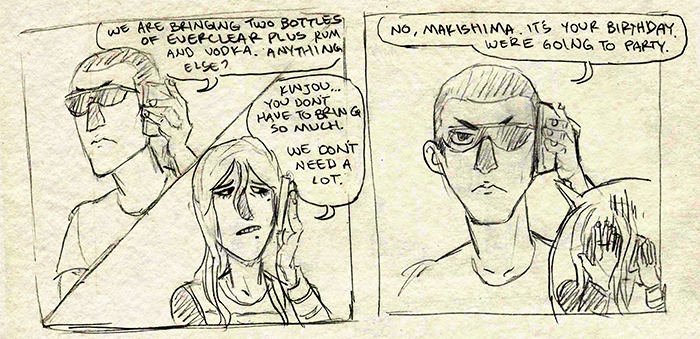 kibsscribs:  A bunch of comics I drew about the goofy shit that happened at my birthday