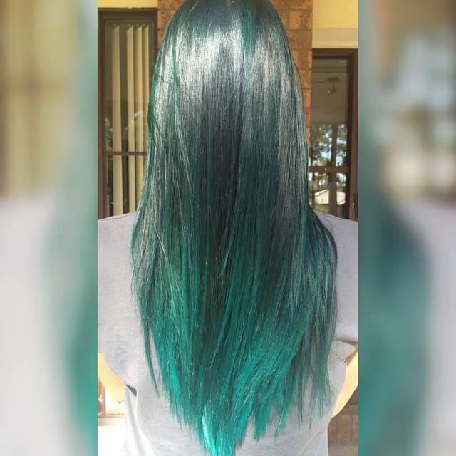 Danyelle Hair Selfieeeeee Manic Panic Enchanted Forest X