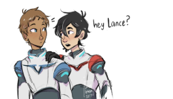 lulovera: Don’t look at me… I’ve been reading shoujo mangas all day, it was bound to happen. Soft Klance Laith for you &lt;3 