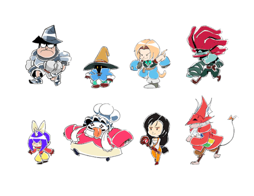 parkersimmonsyall:Here they are: The Heroes of Final Fantasy IX