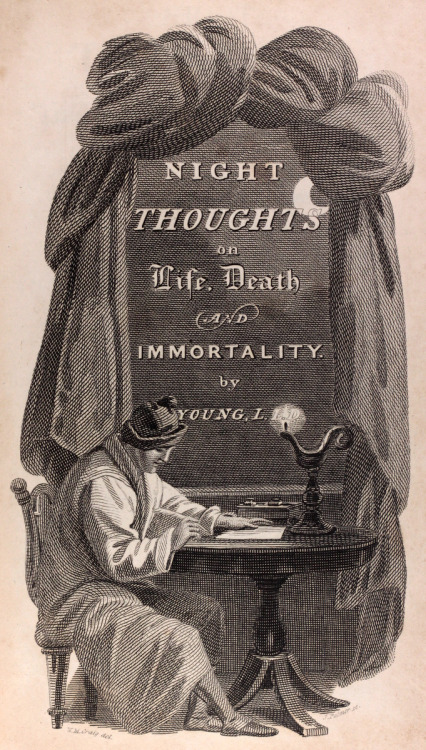 Night Thoughts on Life Death and Immortality E. Young c1815