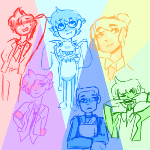 sanders sides secondary school (middle/highschool) headcannons  [summary: they all went to the same 