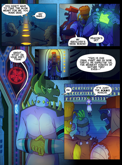 ryancomics:A new Banished update!Illustrated by @deedalaFlats by @hpkomicColors by @bubbonic the Bos