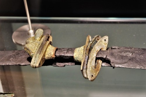 barbucomedie: Burial Sword from Kyndby, Denmark dated to around 700 CE on display at the National Mu