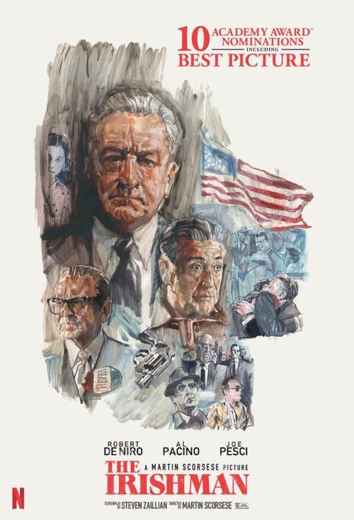Two new posters for “The Irishman” - 2019 by Martin Scorsese 