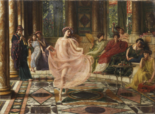 steelylaceribbon: Edward John Poynter, The Ionian Dance - Motus doceri gaudet Ionicos, Matura virgo,