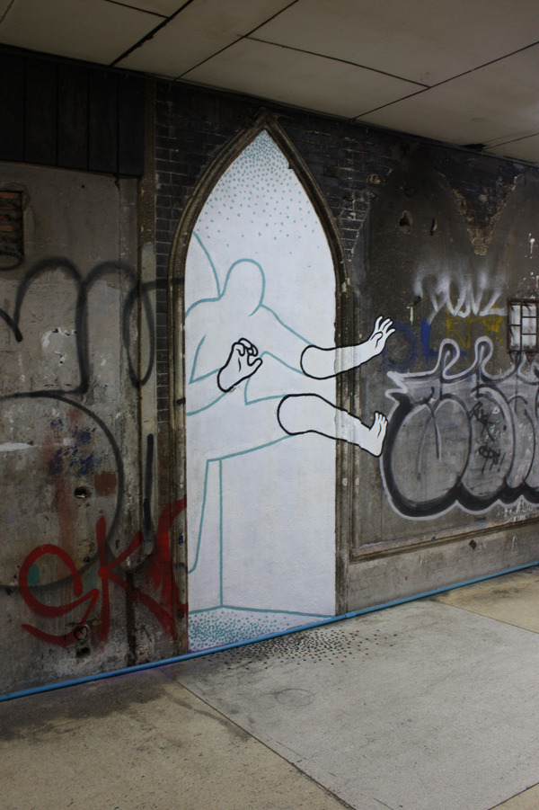 wetheurban:  ART: Strange, Yet Clever Street Art by Daan Botlek Street artist and