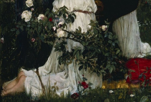 xshayarsha: Saint Cecilia, 1895 (detail) John William Waterhouse. 