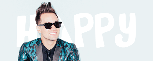 damnpanicatthedisco:  Happy 27th Birthday, Brendon Boyd Urie (April 12,1987) 