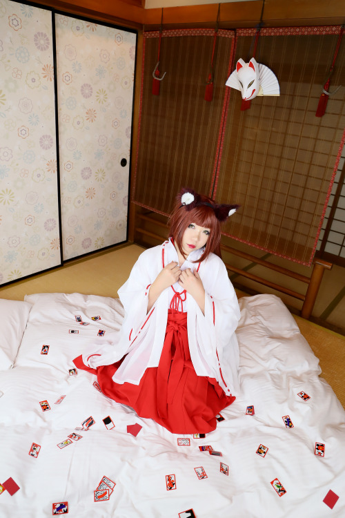 Cute Cosplay GIrl Higurashi Rin (Kitsune-Chan adult photos