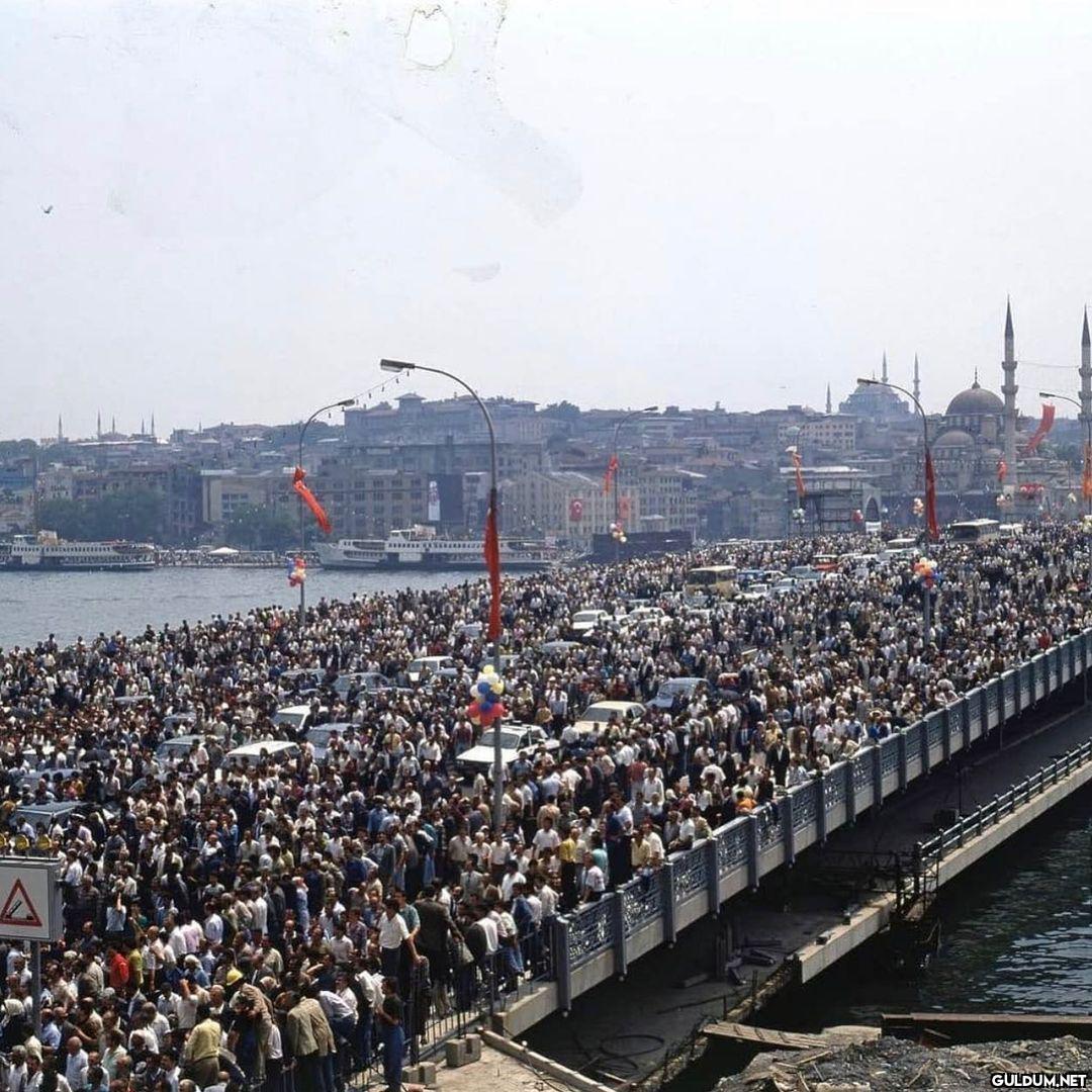 Galata Köprüsü’nün açılışı...