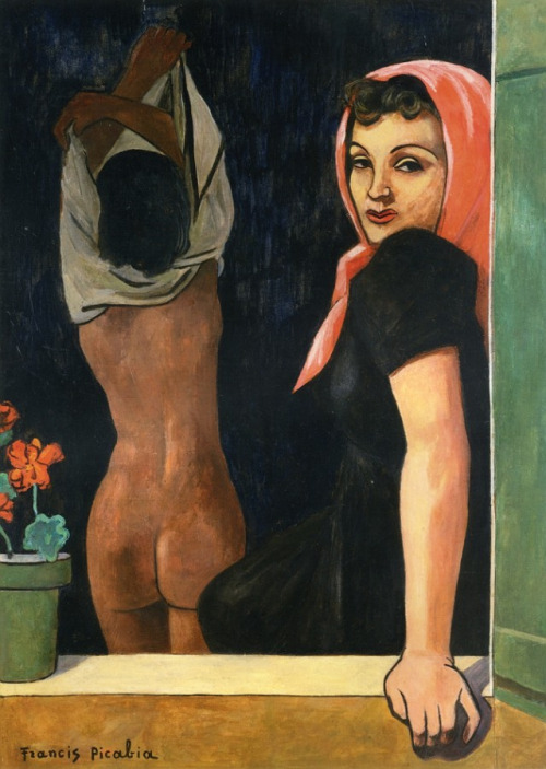 urgetocreate:Francis Picabia, Woman in a Window