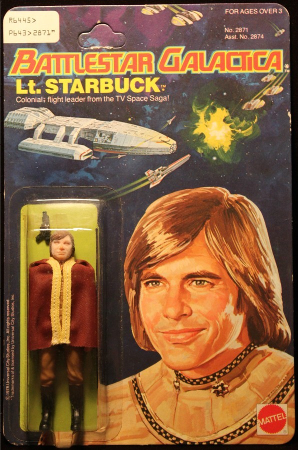 6ème Figurine Miniature Battlestar Galactica Lieutenant Starbuck 1 